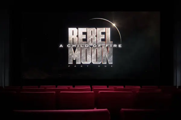 Rebel Moon Child Fire Teil Eins Kino Einen Film Kino — Stockfoto