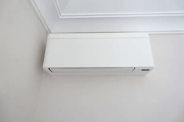 stock image Internal air conditioning unit mounted on a wall