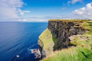 Cliffs Of Moher, County Clare, Ireland. Sunny day