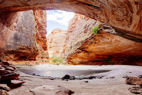Caverna Cathedral Gorge Parque Nacional Purnululu East Kimberley Austrália Ocidental Fotos De Bancos De Imagens Sem Royalties