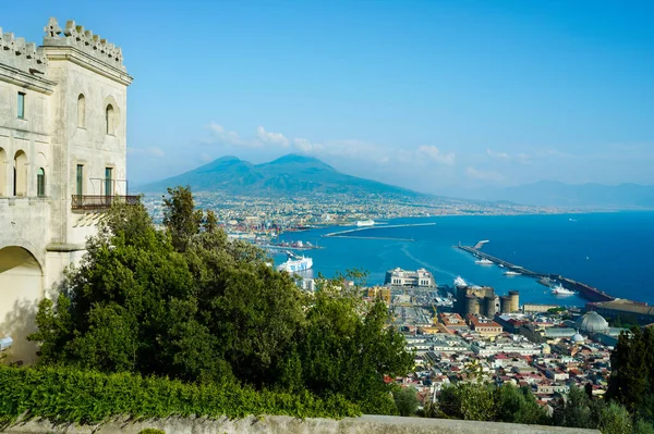 Neapel Stadtbild Von San Martino Italien — Stockfoto