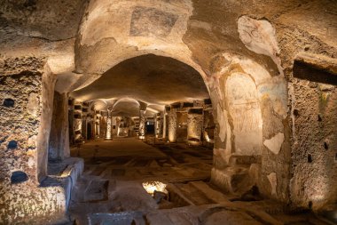 San Gennaro, Napoli 'nin antik yeraltı mezarlıkları. Tarihi Gömme Odaları