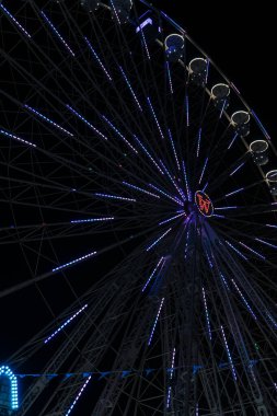 Renkli ışıklarla soyut arkaplan