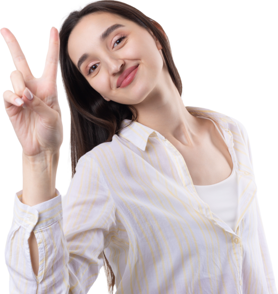 Gülümseyen kadın elini sallar gibi kaldırdı..