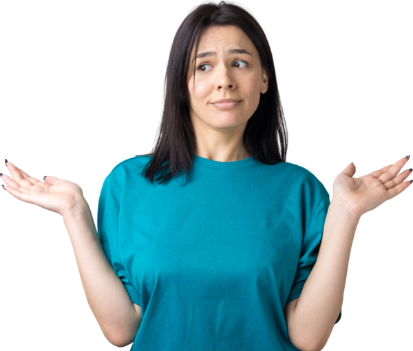 - Bilmiyorum. - Neden? Kafası karışmış esmer bir kadının stüdyo çekimi..