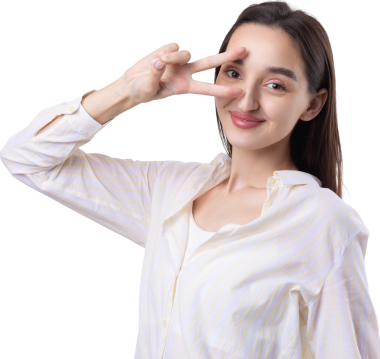 Gülümseyen kadın elini sallar gibi kaldırdı..