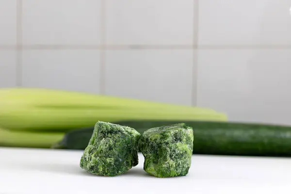 Egy Csomag Zöldség Diétás Turmixhoz Jogdíjmentes Stock Képek