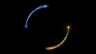 yıldız ışığı üçgen çerçeve canlandırılmış arkaplan