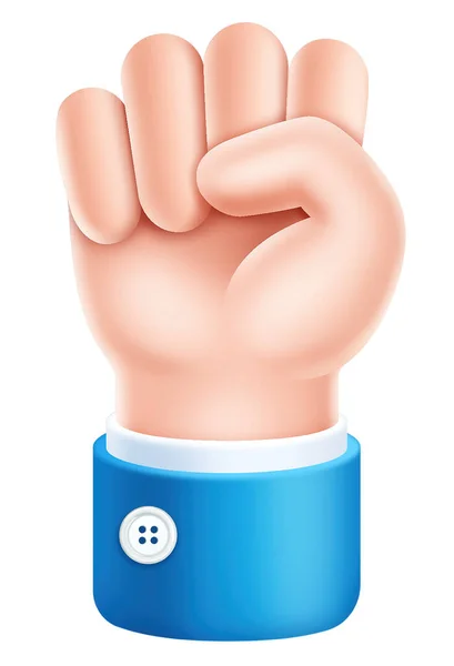 Значок Бізнес Знака Кулака Рука — стокове фото