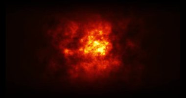 Kırmızı parlama alev ışık efekti lav video arka planında.