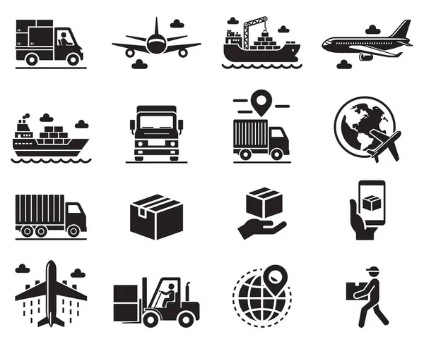 Delivery Logistic Transport Icon — Stock Vector
