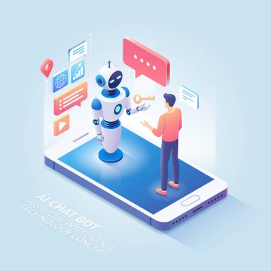 Yapay Zeka Ai Chat Robotu teknoloji kavramı