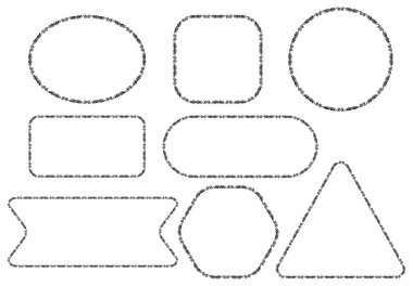 Süslü vintage kenarlar ve çerçeve dekoratif arkaplan.