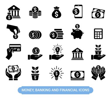 Para, bankacılık ve finans piyasaları simgeleri