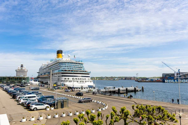 Kiel Germany May 2023 Scenic View Costa Firenze Cruise Liner — Stock Photo, Image