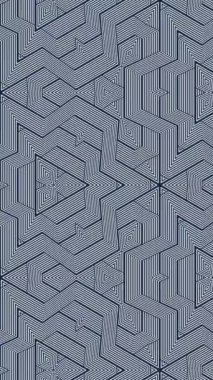 Soyut geometrik şekilli kusursuz desen