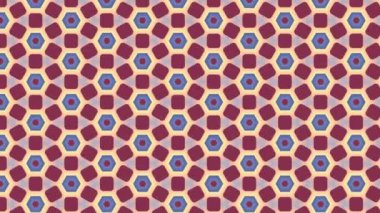 Altıgen desenli modern renkli arkaplan