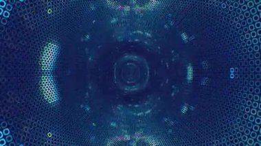 Mavi soyut fütüristik teknolojik altyapı