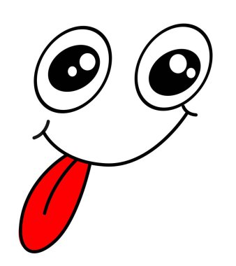 Bu bir yüz ifadesinin çizimi.