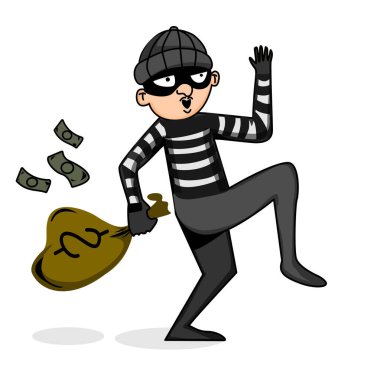 Kaçak bir hırsızın tasviri