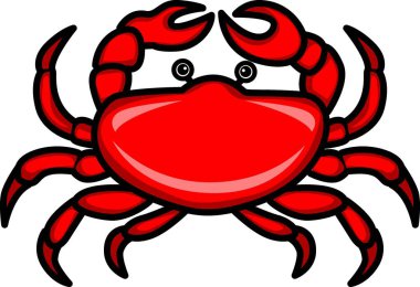 Bu bir yengeç resmi.