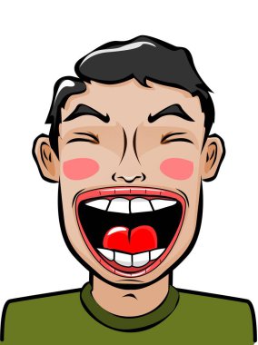 Gülen bir adamın resmi