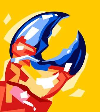 Yengeç pençesi tasviri