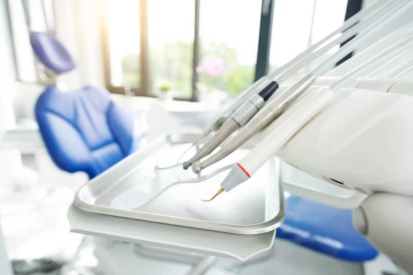 Specjalny Sprzęt Dla Dentysty Koncepcja Gabinetu Dentystycznego — Zdjęcie stockowe