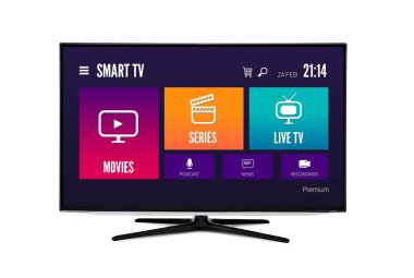 VOD multimedya TV yayın konsepti, TV izole