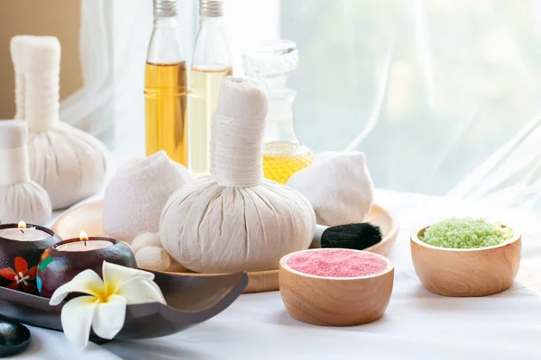Holistic Spa Relaxation with Herbal Compress and Aromatherapy Candles; Rejuvenating Aromatherapy Spa Experience