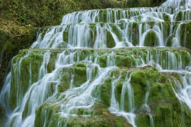 Orbaneja del Castillo Şelalesi, Burgos, Castilla y Leon, İspanya