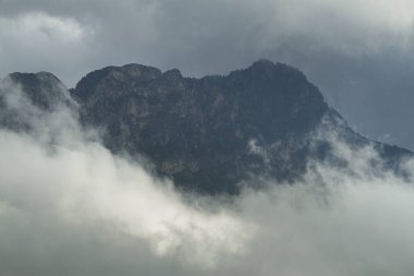 Puertolas, Huesca, Aragon, İspanya 'dan dağlar