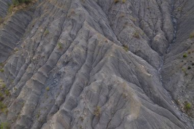 Santa Maura 'da Çorak Topraklar, Huesca, Aragon, İspanya