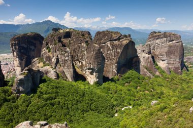 Meteora 'daki dağlar, UNESCO Dünya Mirası Alanı, Teselya, Yunanistan