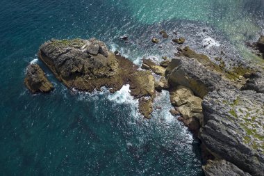 Llanes kıyıları, Asturias, İspanya