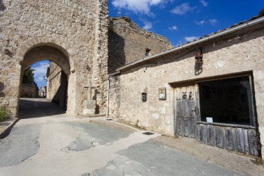 Maderuelo Caddesi, Segovia, Castilla y Leon, İspanya