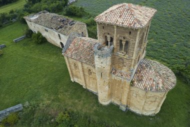 San Pedro de Tejada ermitage, Puente Arenas, Las Merindades, Burgos, Castilla y Leon, İspanya