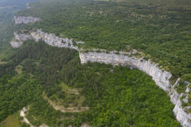 Santelices 'deki Ebro Kanyonları, Las Merindades, Burgos, İspanya