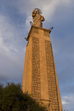 Sagrado Corazon de Jesus anıtı Cuenca, Castilla la Mancha, İspanya