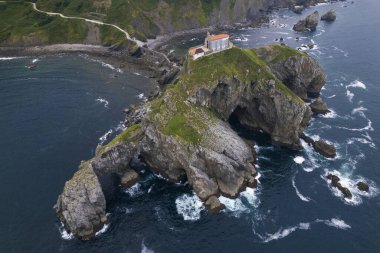 Ile of San Juan de Gaztelugatxe, Bermeo, Bizkaia, İspanya