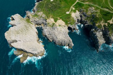 Suances Kayalıkları, Cantabria, İspanya