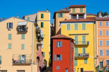 Menton - Fransız Rivierası 'ndaki Cote d' Azur 'da tatil köyü