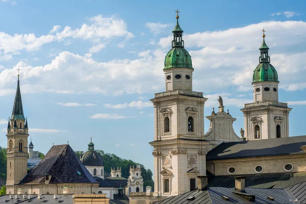 Salzburg Österrike Vacker Utsikt Över Staden Där Den Store Kompositören — Stockfoto