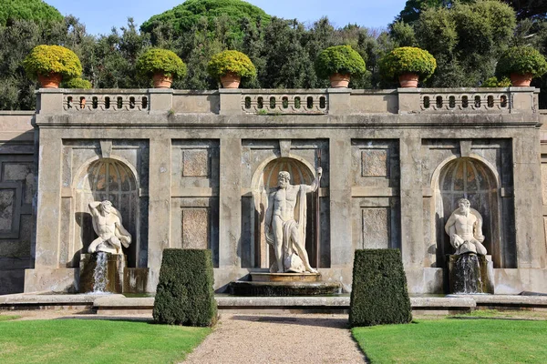 Castel Gandolfo Rome Italy January 2023 Magnificent Pontifical Gardens Castel — Stock Photo, Image