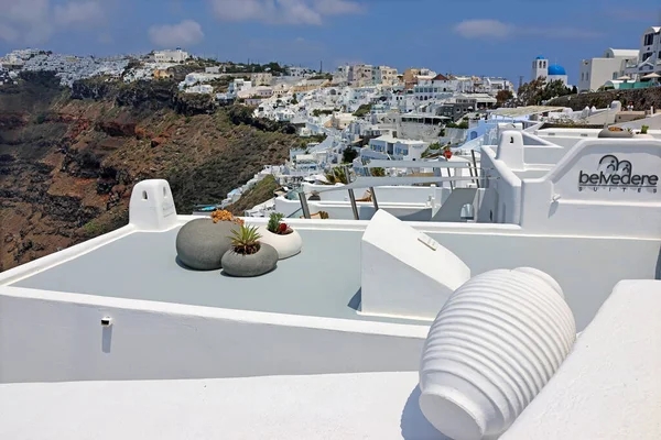 그리스의 산토리니 그림같고 낭만적 — 스톡 사진