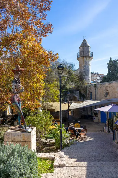 Safed Israel Грудня 2023 Туристичні Пам Ятки Колонії Художників Старого — стокове фото
