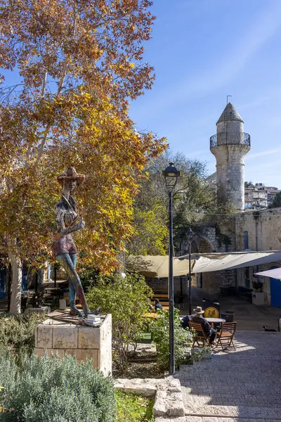 Safed Israel Грудня 2023 Туристичні Пам Ятки Колонії Художників Старого — стокове фото
