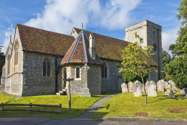 St Mary Kilisesi, Londra Yolu, Kings Worthy, Winchester Bölgesi, Hampshire, İngiltere