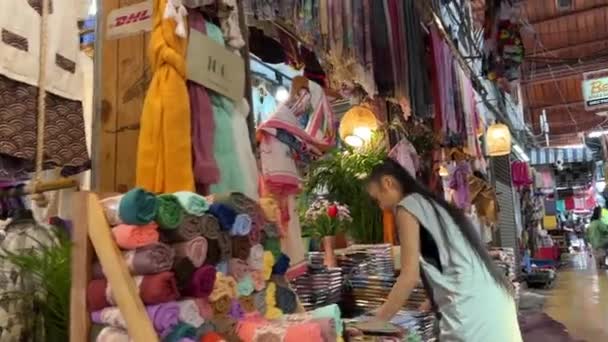 Chatuchak Weekend Market Bangkok Thailand Asia — Stockvideo