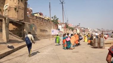 Walking Ganges River Varanasi India